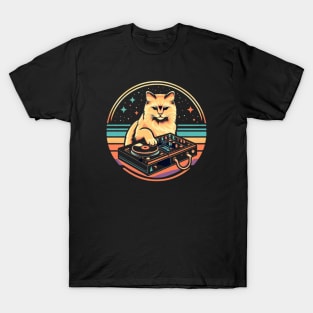 Cat DJ - T-Shirt design T-Shirt